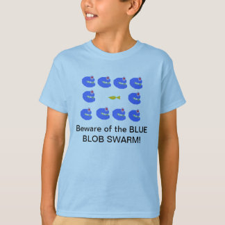 Blue Blob swarm T-Shirt