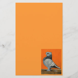 Blue Blondinette Pigeon Stationery