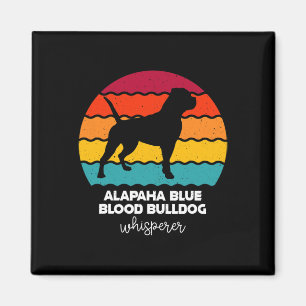Blue Blood Bulldog Whisperer Retro Vintage Magnet