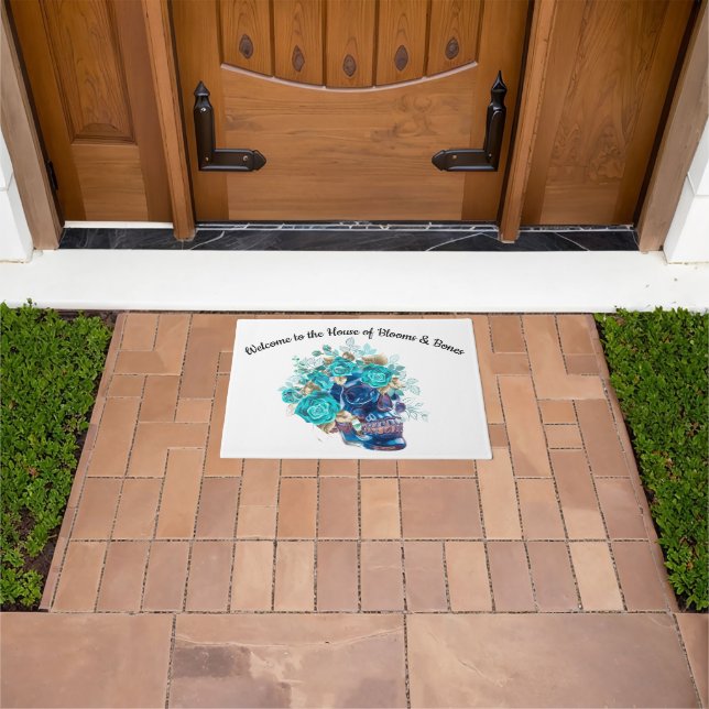 Blue Bloom Requiem Doormat (Outdoor)