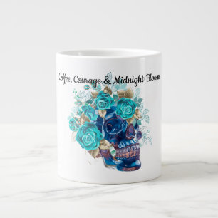 Blue Bloom Requiem Large Coffee Mug