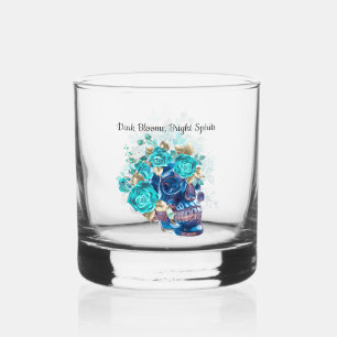 Blue Bloom Requiem Whiskey Glass