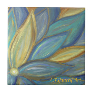 Blue Blossom Tile