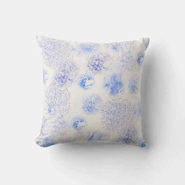 Blue Blots Cushion (Front)