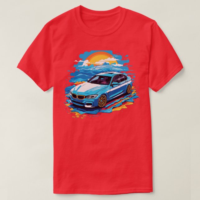 Blue BMW T-Shirt (Design Front)