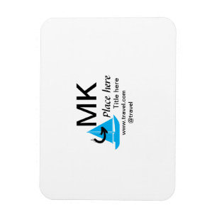 Blue boat black arrow travel agent blog website t magnet