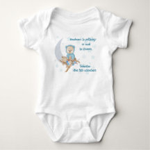 Blue Boho Bear Moon Baby Clothing
