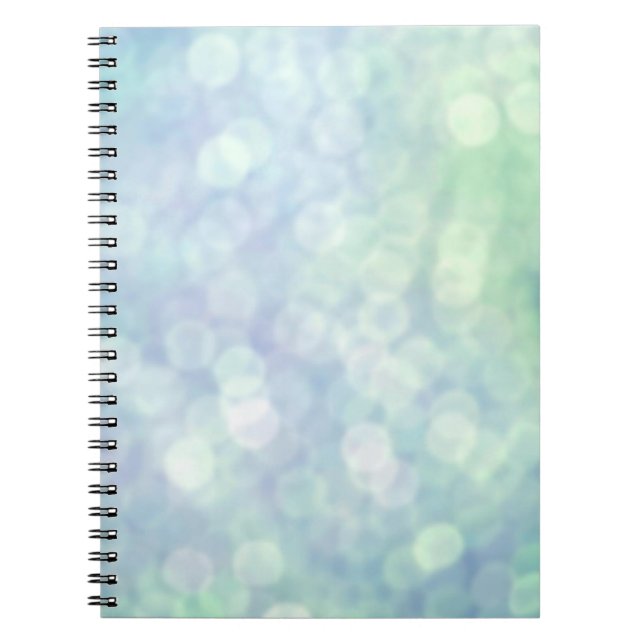 Blue Bokeh Notebook (Front)