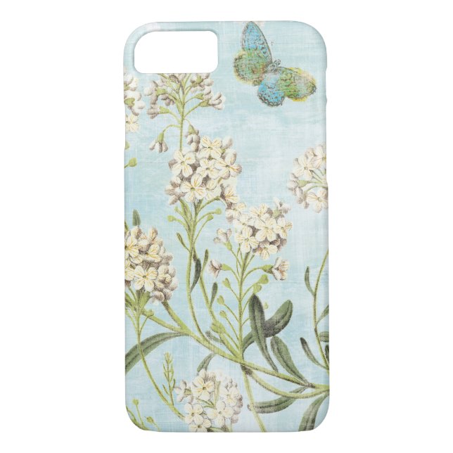 Blue Botanical Case-Mate iPhone Case (Back)