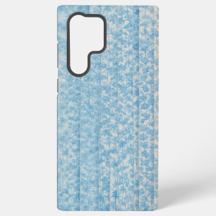 Blue Botanical Stripe Phone Case