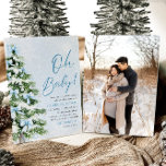 Blue Bow Boy Christmas Tree Oh Baby Baby Shower Invitation<br><div class="desc">Celebrate in style with this elegant Blue Bow Girl Christmas Tree Oh Baby Photo Baby Shower Invitation. Featuring a lovely blue bow and a beautifully decorated Christmas tree, this design is perfect for a girl's winter baby shower with a festive twist. The "Oh Baby" message adds a fun, welcoming touch,...</div>