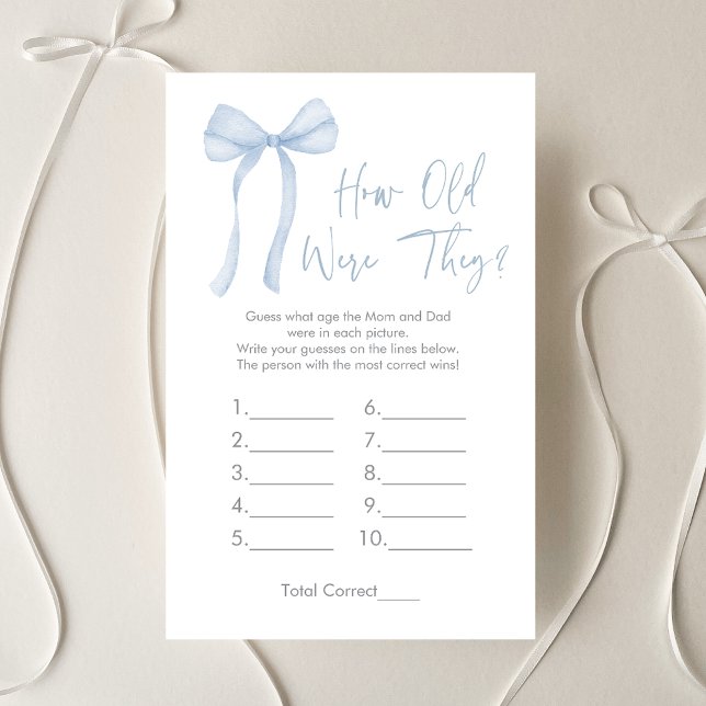 Blue Bow Coquette Boy How Old Were They Game (Creator Uploaded)