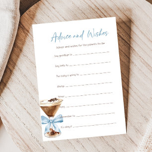 Blue Bow Espresso Martini Advice and Wishes Game