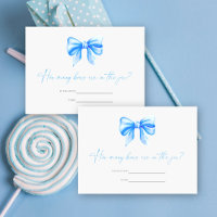 Blue bow - Guess how many bows game