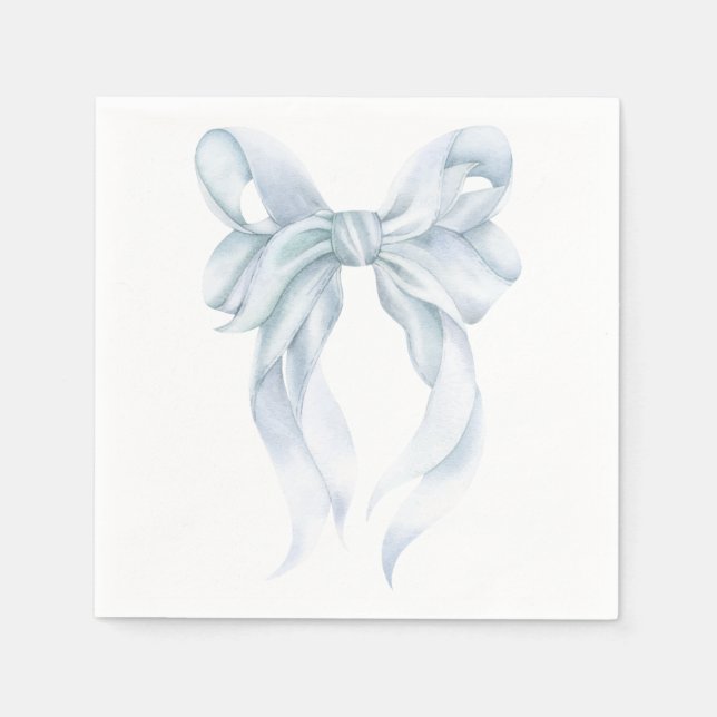 Blue Bow Napkin (Front)