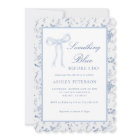 Blue Bow Toile Something Blue Bridal Shower