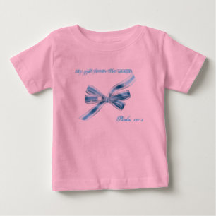 Blue Bow Tutu Bodysuit