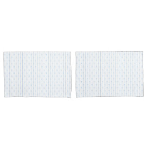 Blue Bows and Stripes Pillowcase