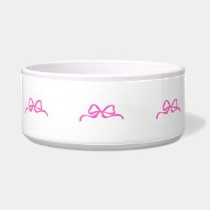 Blue Bows bowl / Bow pink bowl / Coquette Bow