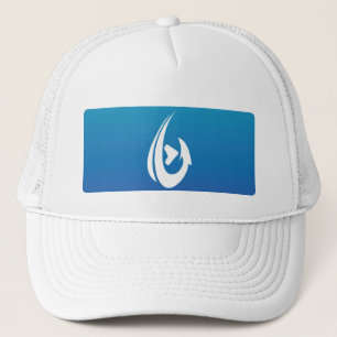 Blue Box Trucker Hat