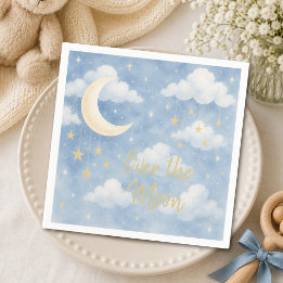 Blue Boy Baby Shower Napkin