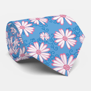 Blue Boy Pink Girl Father's Gender Reveal Party Tie