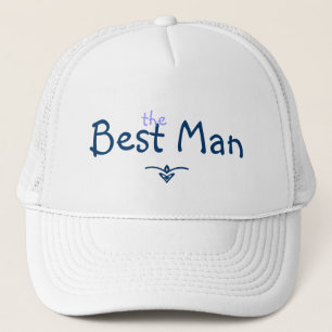 Blue Braid Best Man Hat