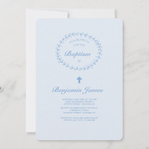 Blue Branches Invitation