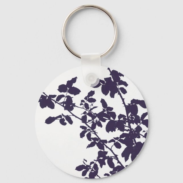 Blue Branches Magnet Key Ring (Front)