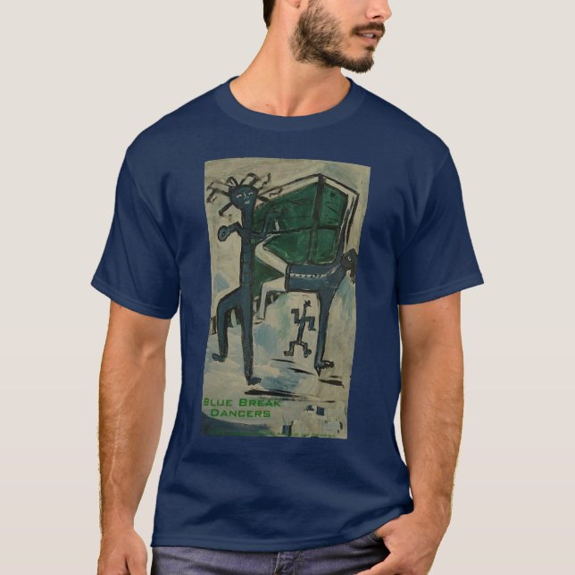 Blue Break Dancers T-Shirt (Front)