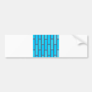 blue brick bumper sticker