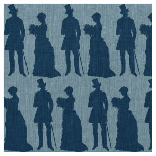 blue bride groom pastel wedding fabric