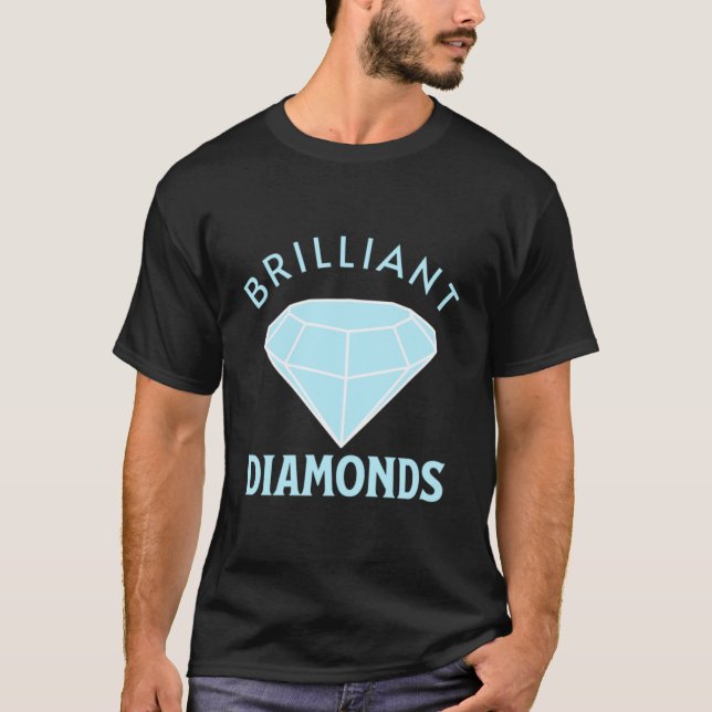 Blue Brilliant Diamond T-Shirt (Front)