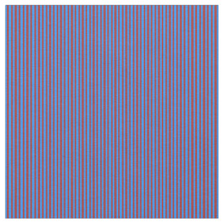 Blue & Brown Colored Lines/Stripes Pattern Fabric