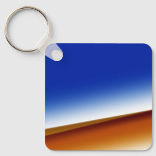 Blue brown white abstract texture art background key ring