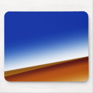 Blue brown white abstract texture art background mouse pad