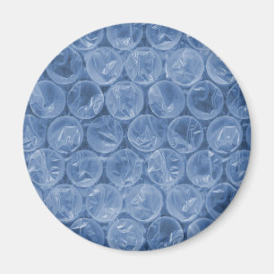Blue bubble wrap magnet