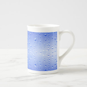 Blue Bubbles Bone China Mug