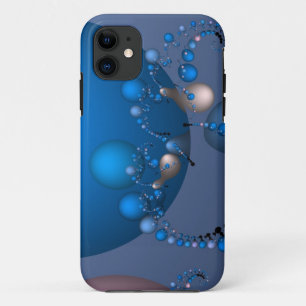 blue bubbles iPhone 11 case