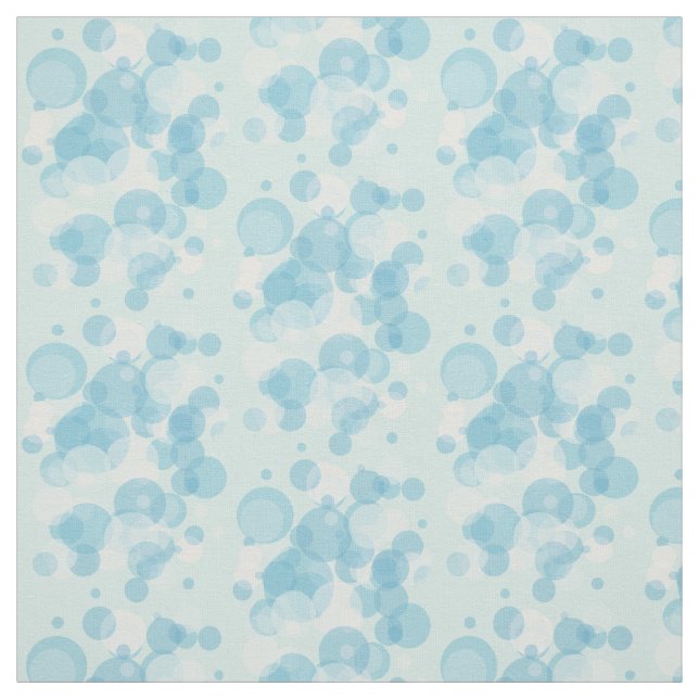 Blue Bubbles Fabric (Swatch)