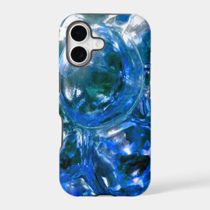 Blue Bubbles Glass Silver Sound Personalise It