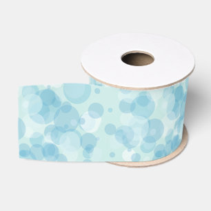 Blue Bubbles Grosgrain Ribbon