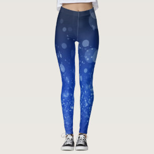 Blue Bubbles Leggings