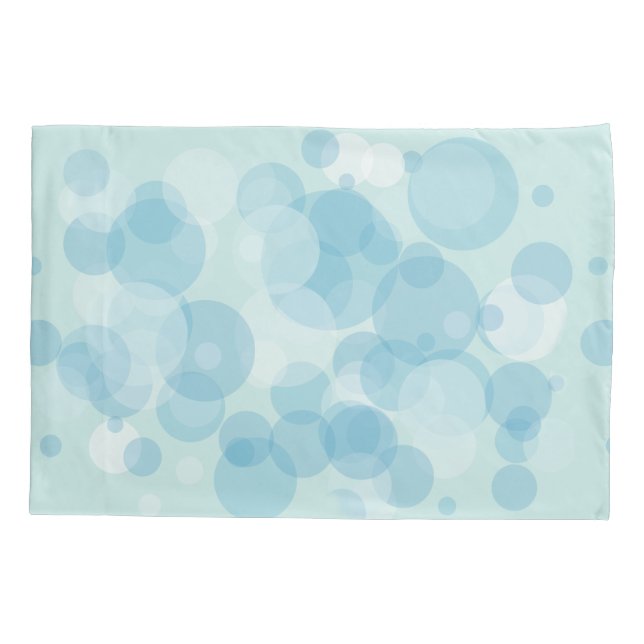 Blue Bubbles Pillowcase (Back)