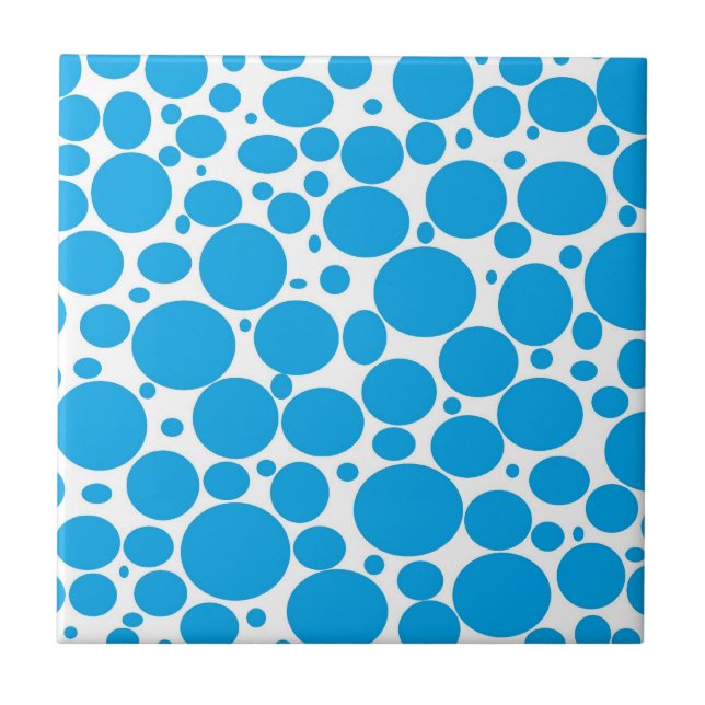 Blue Bubbles Tile (Front)