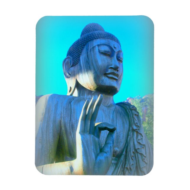 blue buddha magnet (Vertical)