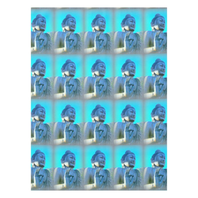 blue buddhas tablecloth (Front)