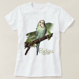 Blue Budgie Art Tee