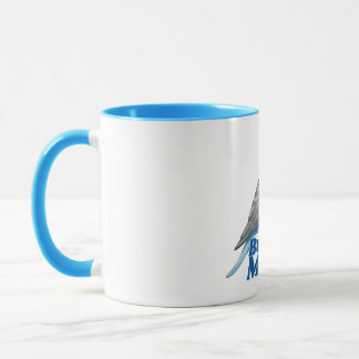 Blue Budgie Mum Mug