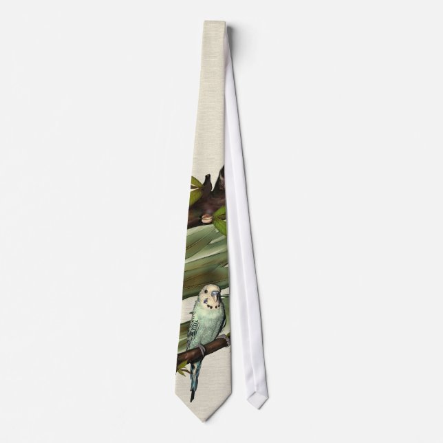 Blue Budgie Tie (Front)